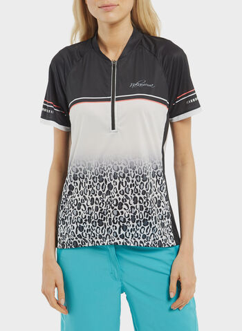 MAGLIA 1/2 ZIP FAITH II, 902 BLKWHT, small