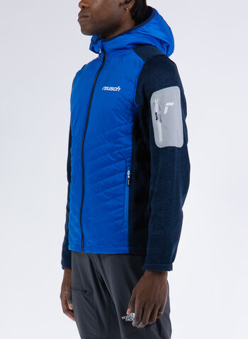 GIACCA HYBRIDTECH FULL ZIP, 4014 BLUE, small