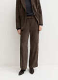 PANTALONE CALCIO VELLUTO CHINO, 004 TORTORA SCURO, thumb