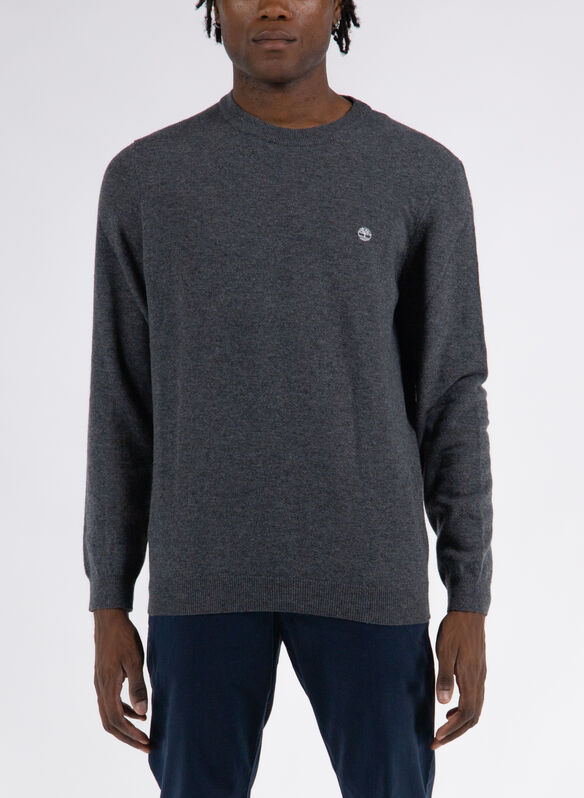 MAGLIONE GIROCOLLO MERINOS, U14 ANTRACITE, medium