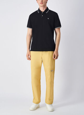 POLO A MANICA CORTA IN PIQUET, KK001 BLK, small