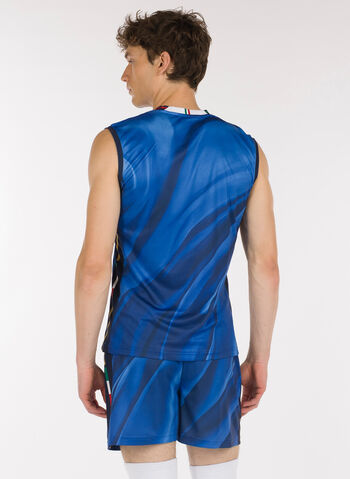 MAGLIA ITALIA UFFICIALE VOLLEY, - AZZURRO, small