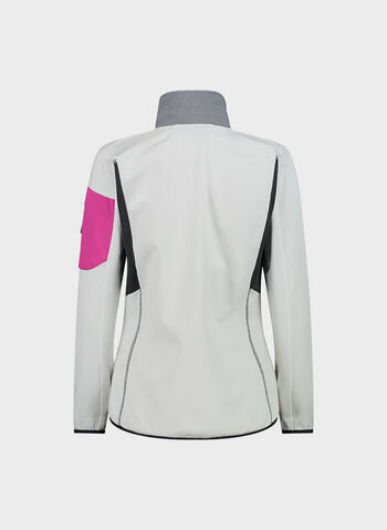 FELPA IN PILE KNIT TECH E STRETCH PERFORMANCE, A001 WHTGREYFUXIA, small