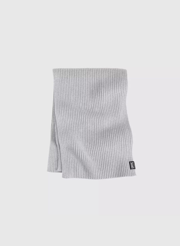 SCIARPA SUNSET COTTON, 0001 GREY MEL, medium