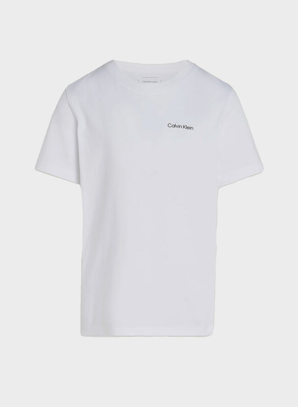T.SHIRT MICRO LOGO BAMBINO, YAF WHT, medium