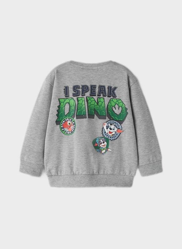 FELPA PAW PATROL BAMBINO, GREY MELANGE, medium