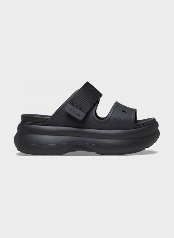SANDALO SOHO TWO STRAP, BLK, medium