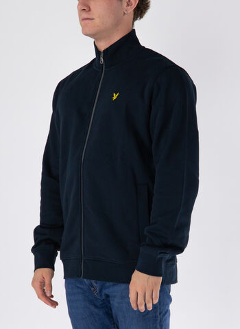 FELPA FULL ZIP PINTUCK INTERLOCK, , small