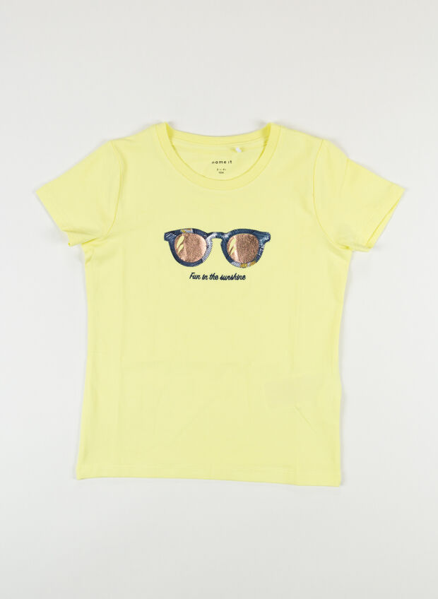 T-SHIRT BAMBINA, YELLOW, large