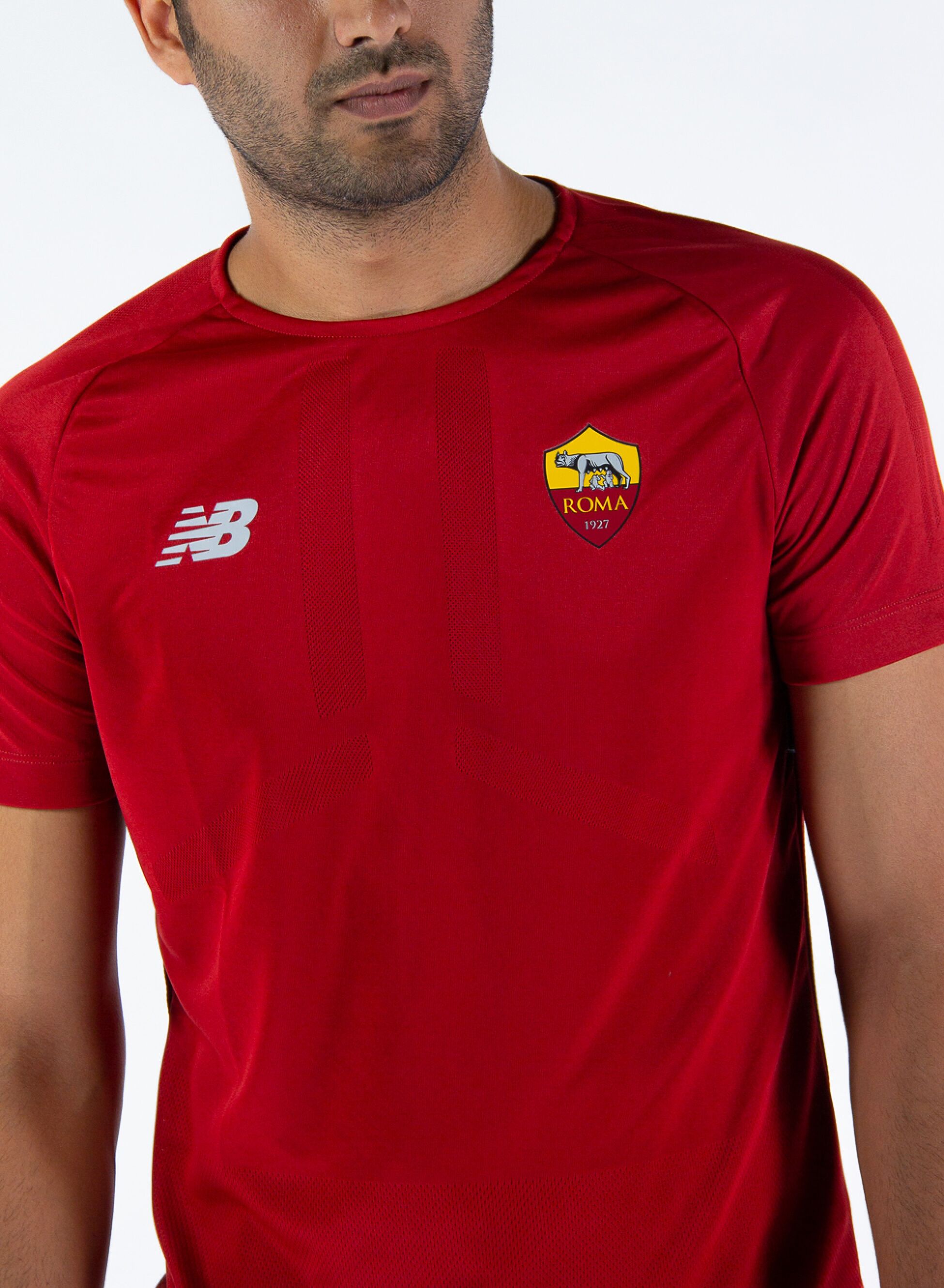 NEW BALANCE MAGLIA A.S. ROMA TRAINING 2021-22 Giallo, Rosso Uomo | Sport85