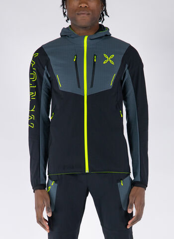 GIACCA SKI STYLE OUTDOOR, 9070F BLKGREYYEL, small