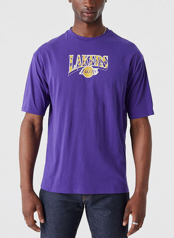 T-SHIRT LA LAKERS NBA CHAMPIONSHIP, PURPLE, small