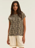 T-SHIRT IN VISCOSA FANTASIA ANIMALIER, ANI138 ANIMAL, thumb