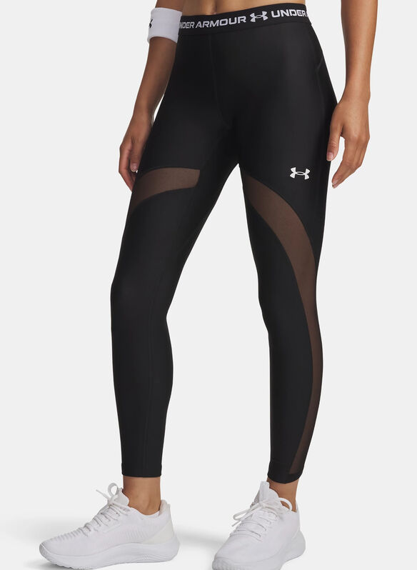 LEGGINGS HEATGEAR&reg; MESH, 0008 BLK, medium