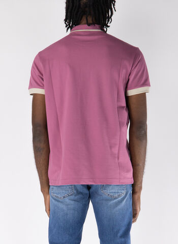 POLO A MANICA CORTA NRAY CON BORDINO IN PIQUET, D01611 CIPOLLA, small