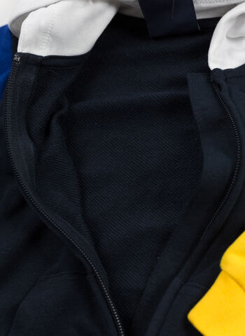 TUTA FULL ZIP BIMBO, BS501 NVYWHTYEL, small