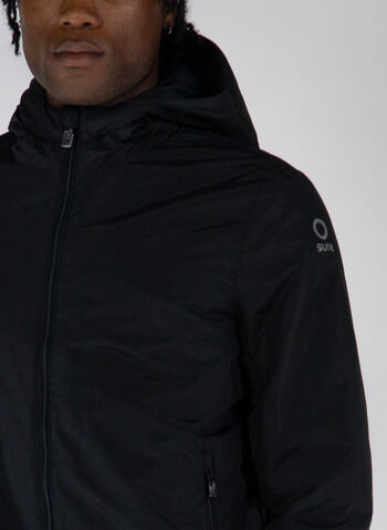 GIACCA CAPE SOFT IN PILE, BLACK, small