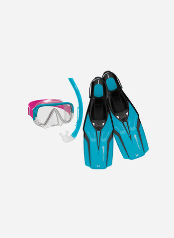 SET SNORKELING NATEEVA KEEWEE JUNIOR, SPAQ TURCHESE, small