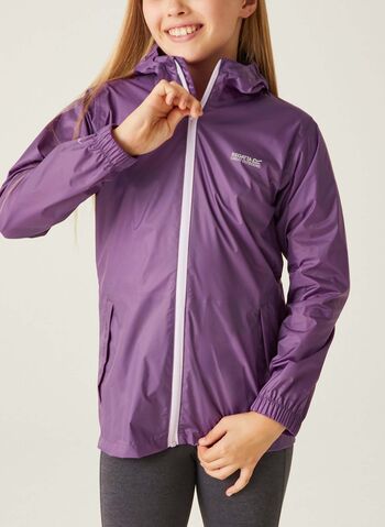 GIUBBOTTO PACK IT WATERPROOF PACKAWAY JUNIOR, HZZ PURPLE, small