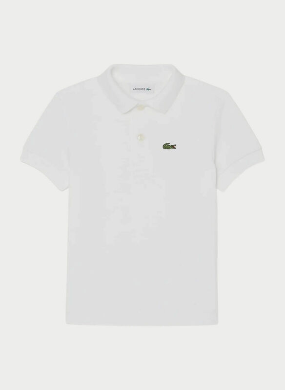 POLO PIQUET RAGAZZO, W8L WHT, medium