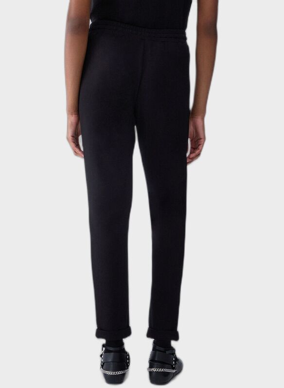 PANTALONE JERSEY DRITTO, 22222 BLK, medium