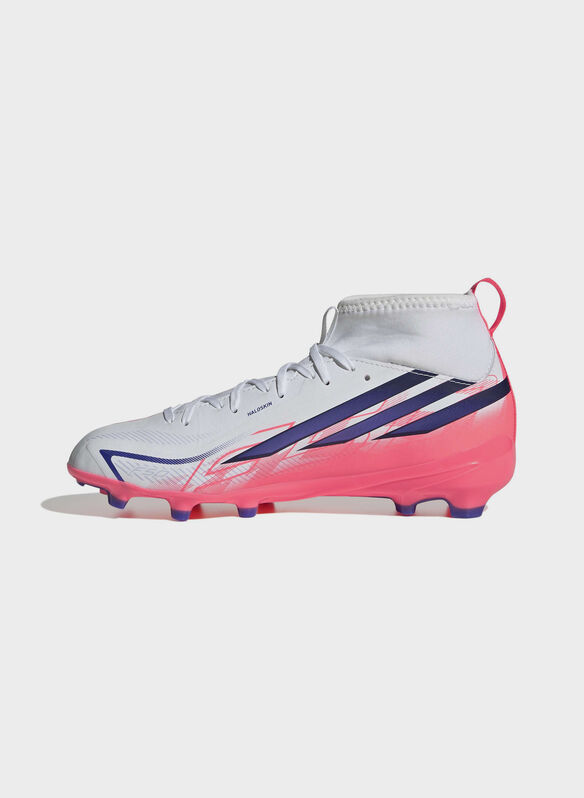 SCARPA F50 HYPERFAST MID LEAGUE FG JUNIOR, - WHTBLUCORAL, medium