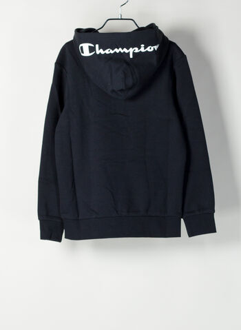 FELPA 1/2 ZIP CON CAPPUCCIO RAGAZZO, , small