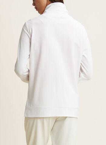 FELPA FULL ZIP BASIC, W HT, small