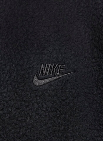 FELPA SHERPA CLUB CON CAPPUCCIO, 010 BLK, small