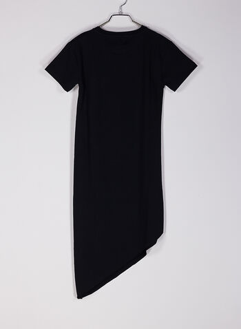 ABITO JERSEY LOGO STRASS, NERO, small