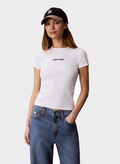 T-SHIRT RIB CLASSIC TEE, YAF WHT, thumb