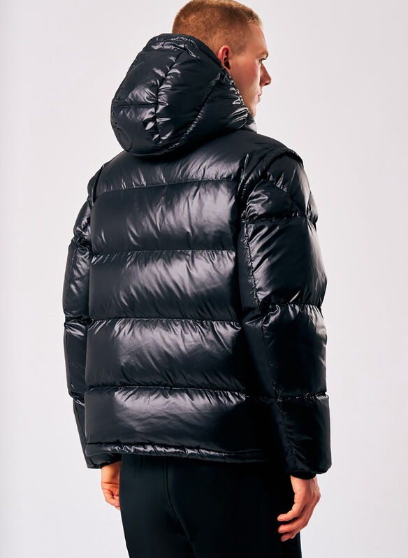 GIUBBOTTO ANTON PIUMA LACCATO, 206XXP BLK, medium