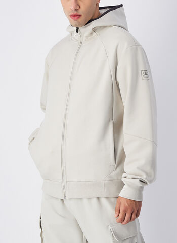 FELPA FULL ZIP CON LOGO, , small