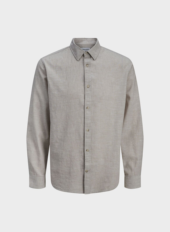 CAMICIA REGULAR FIT, STRING SABBIA, medium