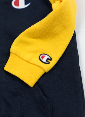 TUTA FULL ZIP BIMBO, BS501 NVYWHTYEL, small