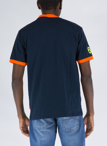 T-SHIRT LOGO FLUO, 07 NVY, small