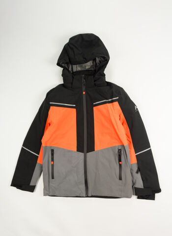 GIACCA SCI DARIUS STRETCH 10000 RAGAZZO, 901 BLKORANGE, small