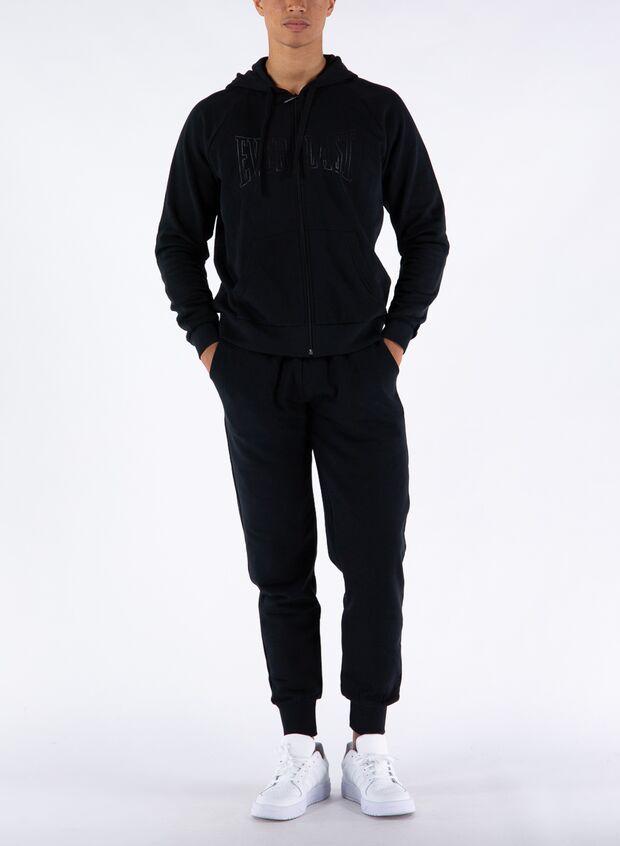 EVERLAST TUTA FULL ZIP CON CAPPUCCIO Nero Uomo | Sport85