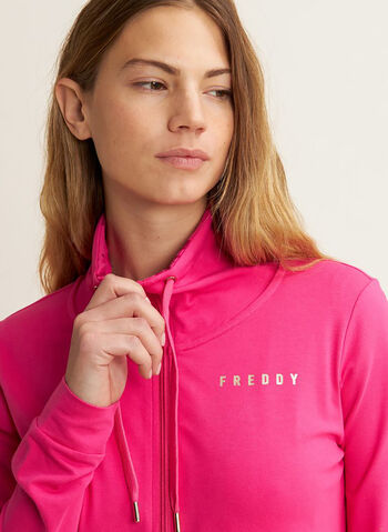 FELPA FULL ZIP BASIC, F100 FUXIA, small