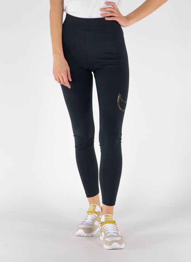 LEGGINGS SHINE LOGO, 010 BLK, large