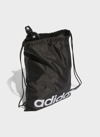 GYM SACK LINEAR UNISEX, BLK, small