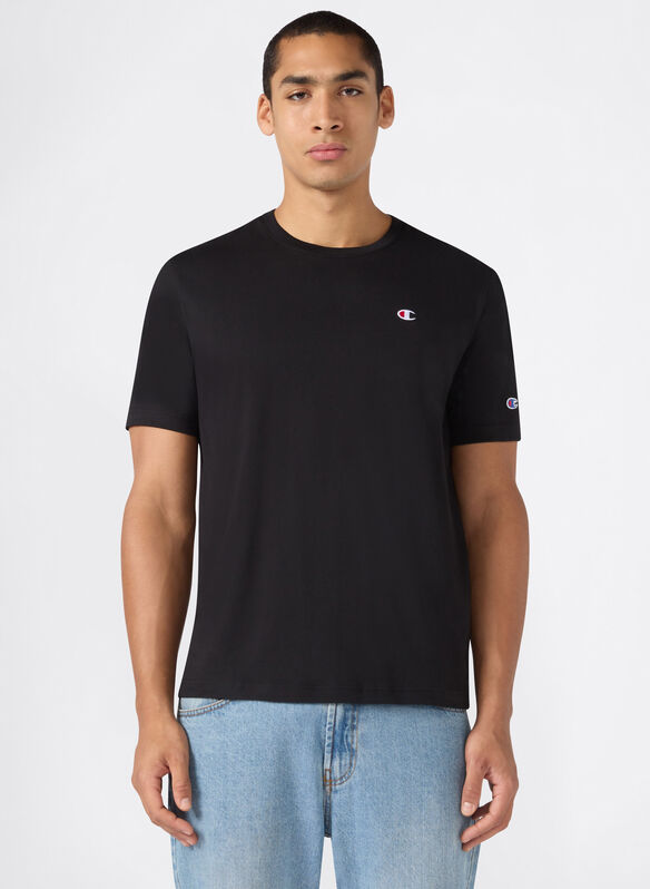 T-SHIRT MODERN MICRO LOGO, KK001 BLK, medium