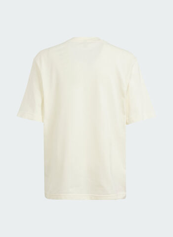T-SHIRT FUTURE ICONS LOGO PIQU&Eacute; RAGAZZO, IVORY, small
