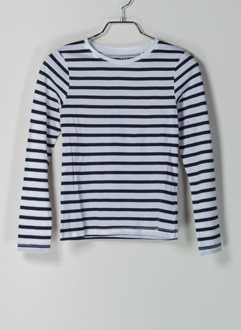 T-SHIRT NOOS RIGATA RAGAZZA, NIGHTSKY, small