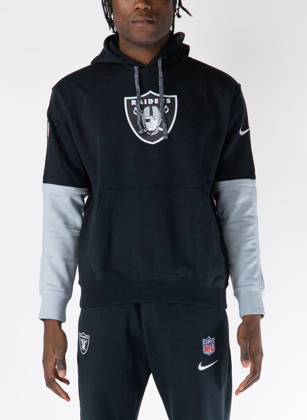 FELPA HOODIE NFL RAIDERS, BLK, large