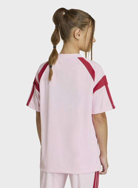 T-SHIRT LOGO RAGAZZA, - PINKBORDO, medium