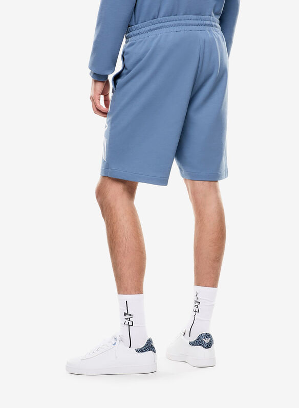 SHORT CORE IDENTITY IN COTONE, UB064 DENIM, medium