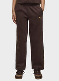 PANTALONE ESS TAPE GLITTER RAGAZZA, 33 CHOCOLATE, thumb