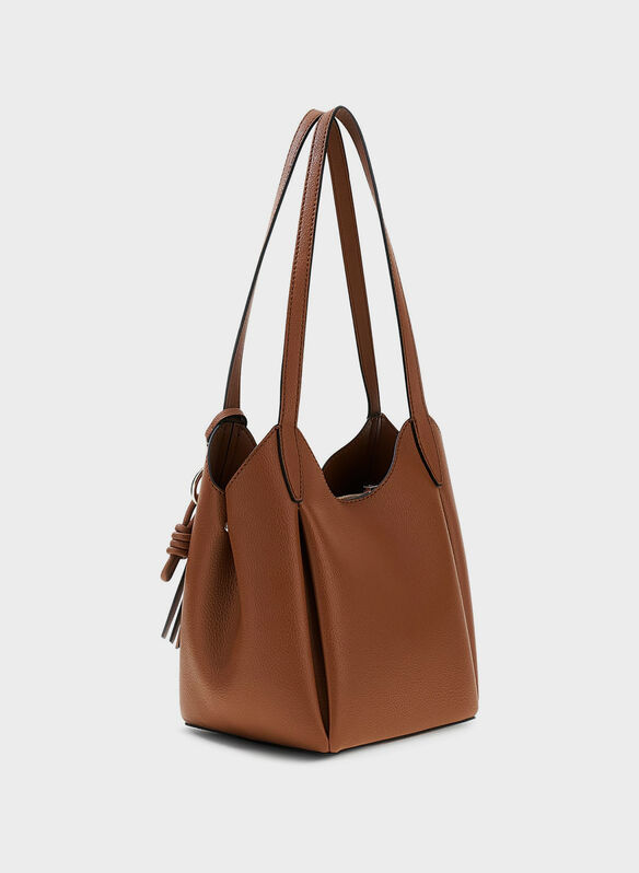 BORSA MELODY MINI SHOPPING, CAR CARAMELLO, medium