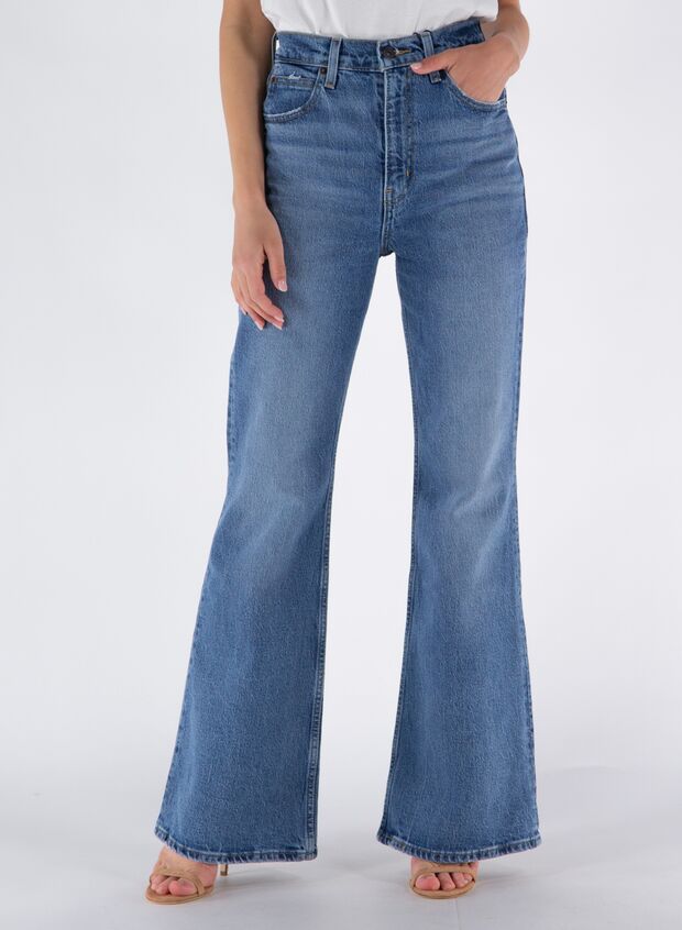 JEANS '70S HIGH FLARE, 0002MEDIO, large